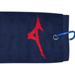 Serviette Mizuno Trifold Towel Navy Red