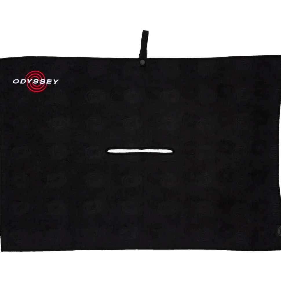 Serviette Odyssey Golf Microfibre Towel Black