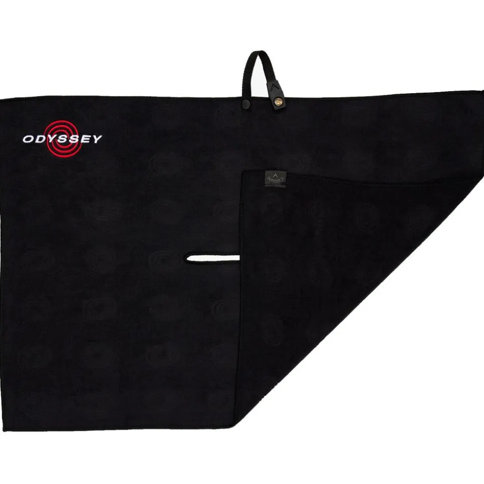 Serviette Odyssey Golf Microfibre Towel Black