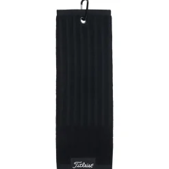 Serviette Titleist Tri-Fold Cart Towel Black