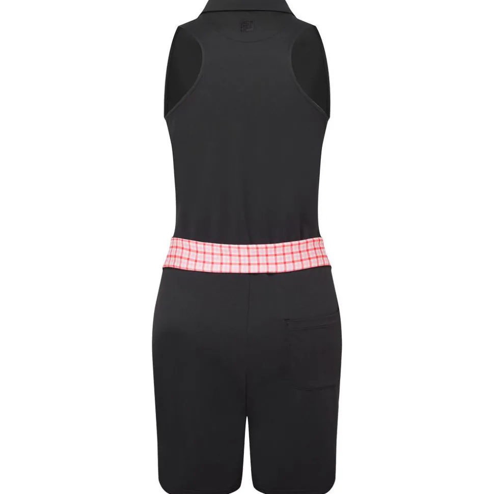 Short Footjoy Sleeveless Romper Black