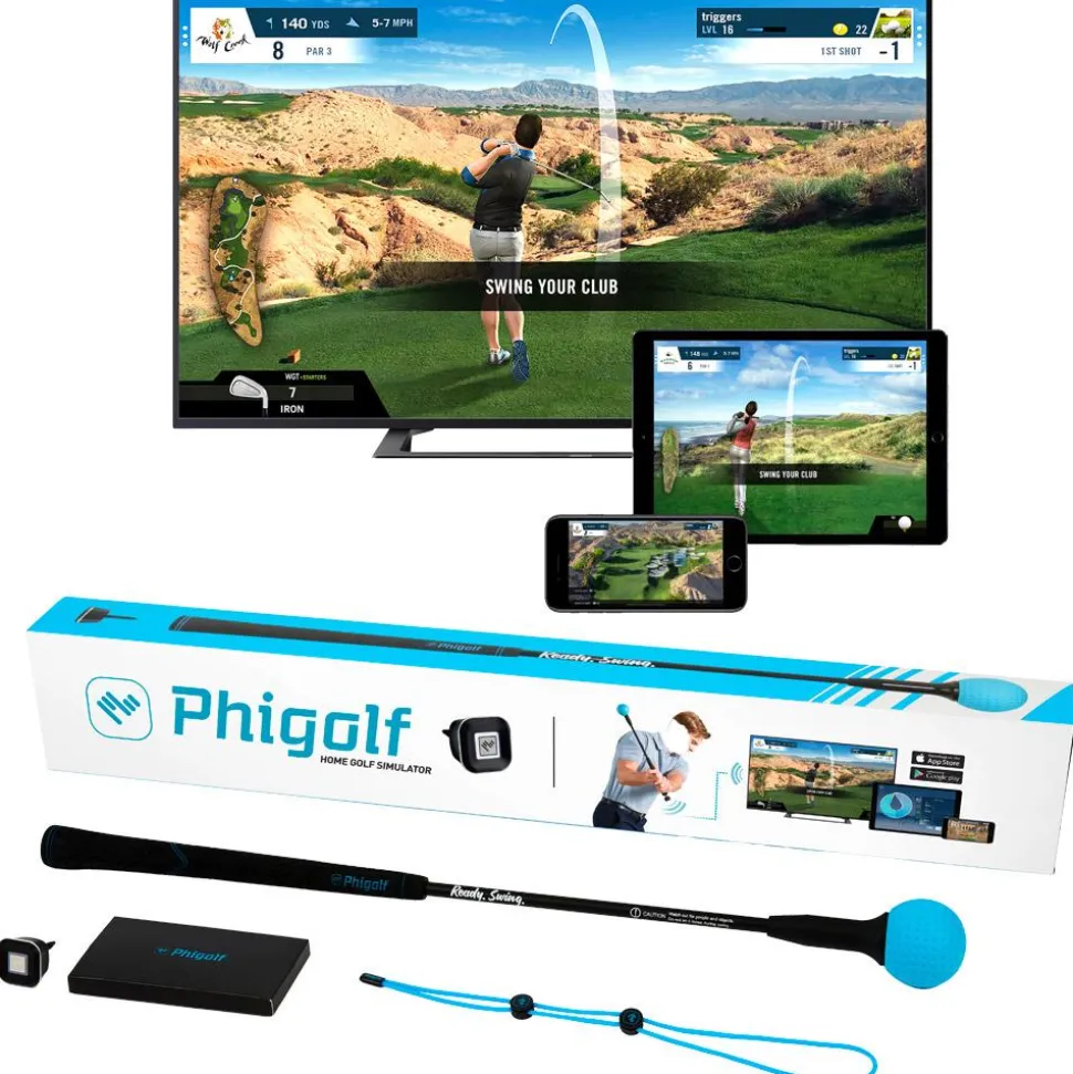 Simulateur de golf Phigolf WGT 2 Home Golf Simulator