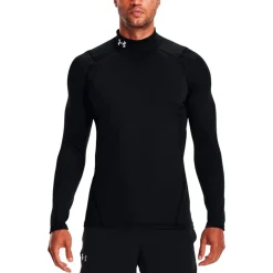 Sous-vêtement Under Armour ColdGear Armour Fitted Mock Black White
