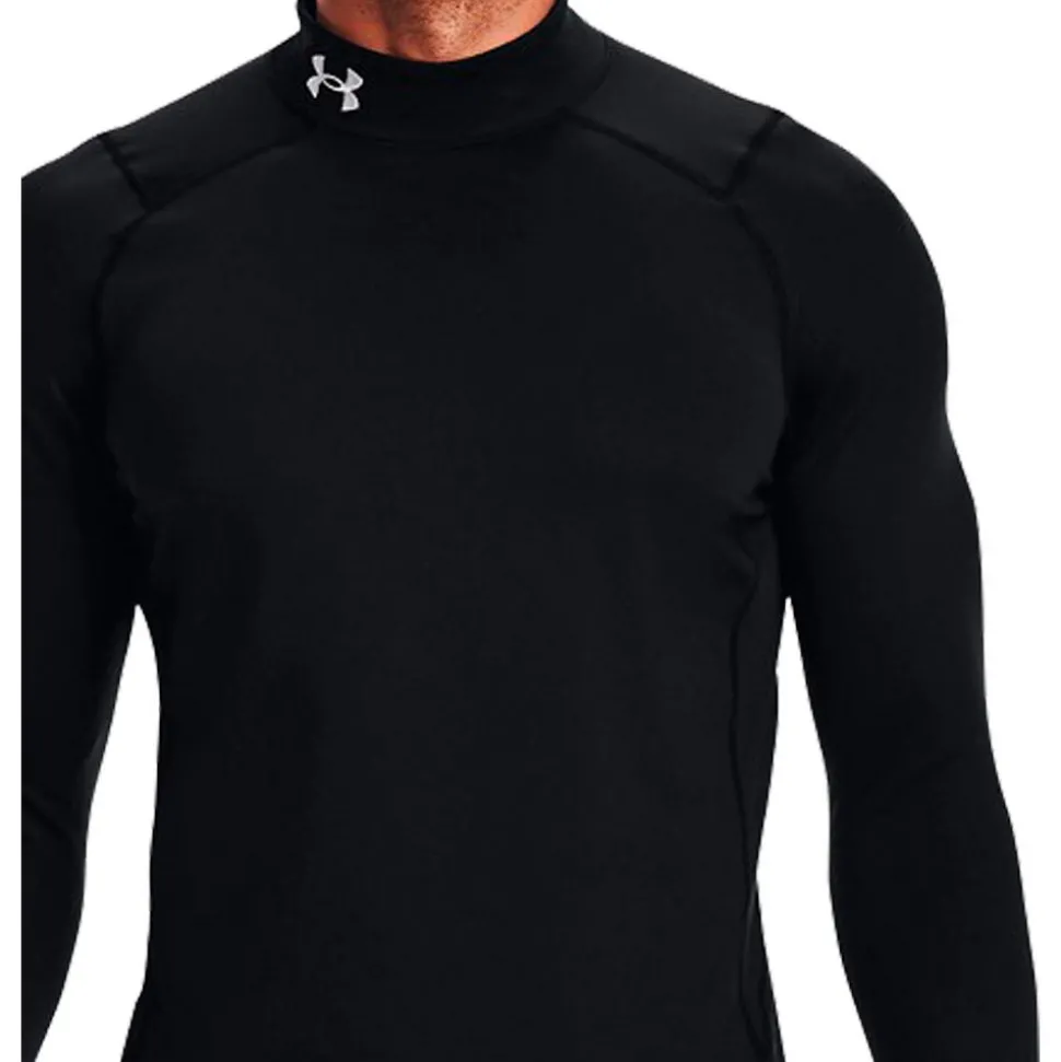 Sous-vêtement Under Armour ColdGear Armour Fitted Mock Black White