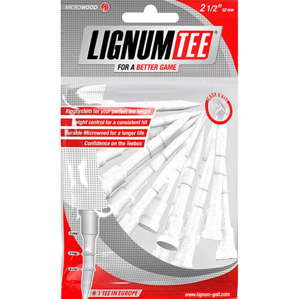Tees Lignum Golf Tee Lignum Blanc 62mm