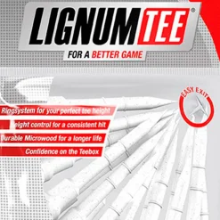 Tees Lignum Golf Tee Lignum Blanc 62mm