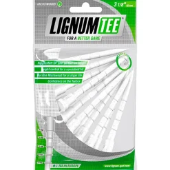 Tees Lignum Golf Tee Lignum Blanc 82mm