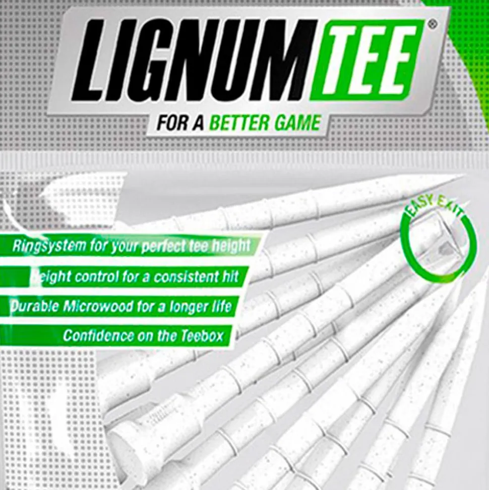 Tees Lignum Golf Tee Lignum Blanc 82mm