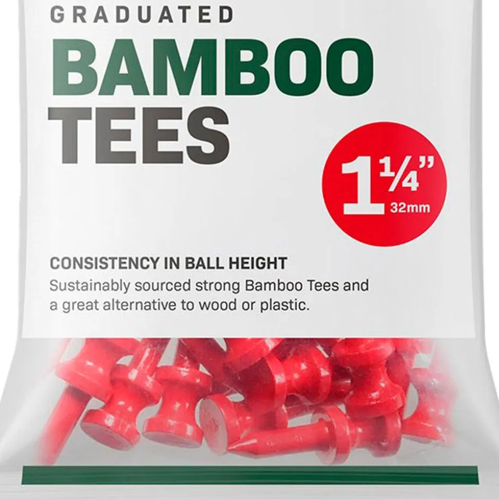 Tees Masters Bamboo Graduated Rouge 32mm
