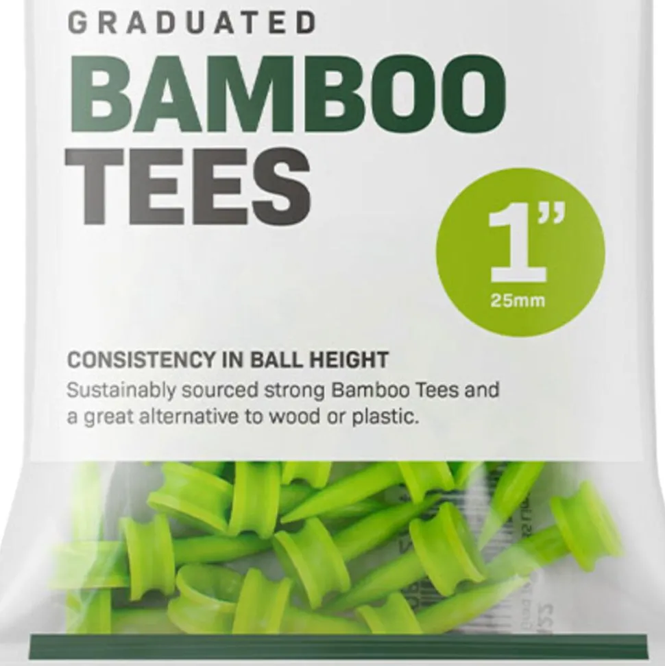 Tees Masters Bamboo Graduated Vert 25mm