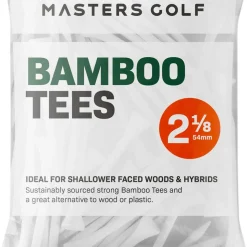 Tees Masters Bamboo Tees White x25 54mm