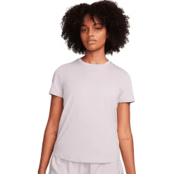 Tee-shirt Nike W One Classic Dri Fit Ss Top Platinum Violet Black