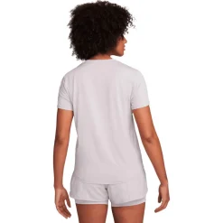 Tee-shirt Nike W One Classic Dri Fit Ss Top Platinum Violet Black