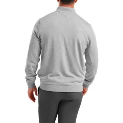 Veste Footjoy Drirelease Full Zip Lined Sweater Heather Grey