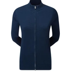 Veste Footjoy Drirelease Full Zip Lined Sweater Navy