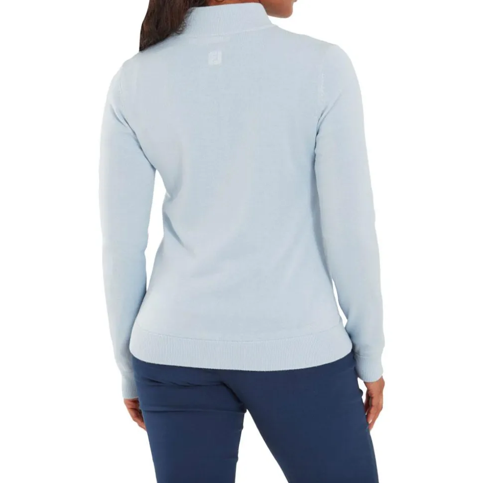 Veste Footjoy Drirelease Full Zip Lined Sweater Skyway