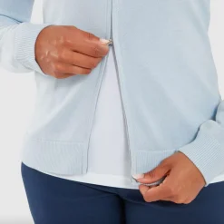 Veste Footjoy Drirelease Full Zip Lined Sweater Skyway