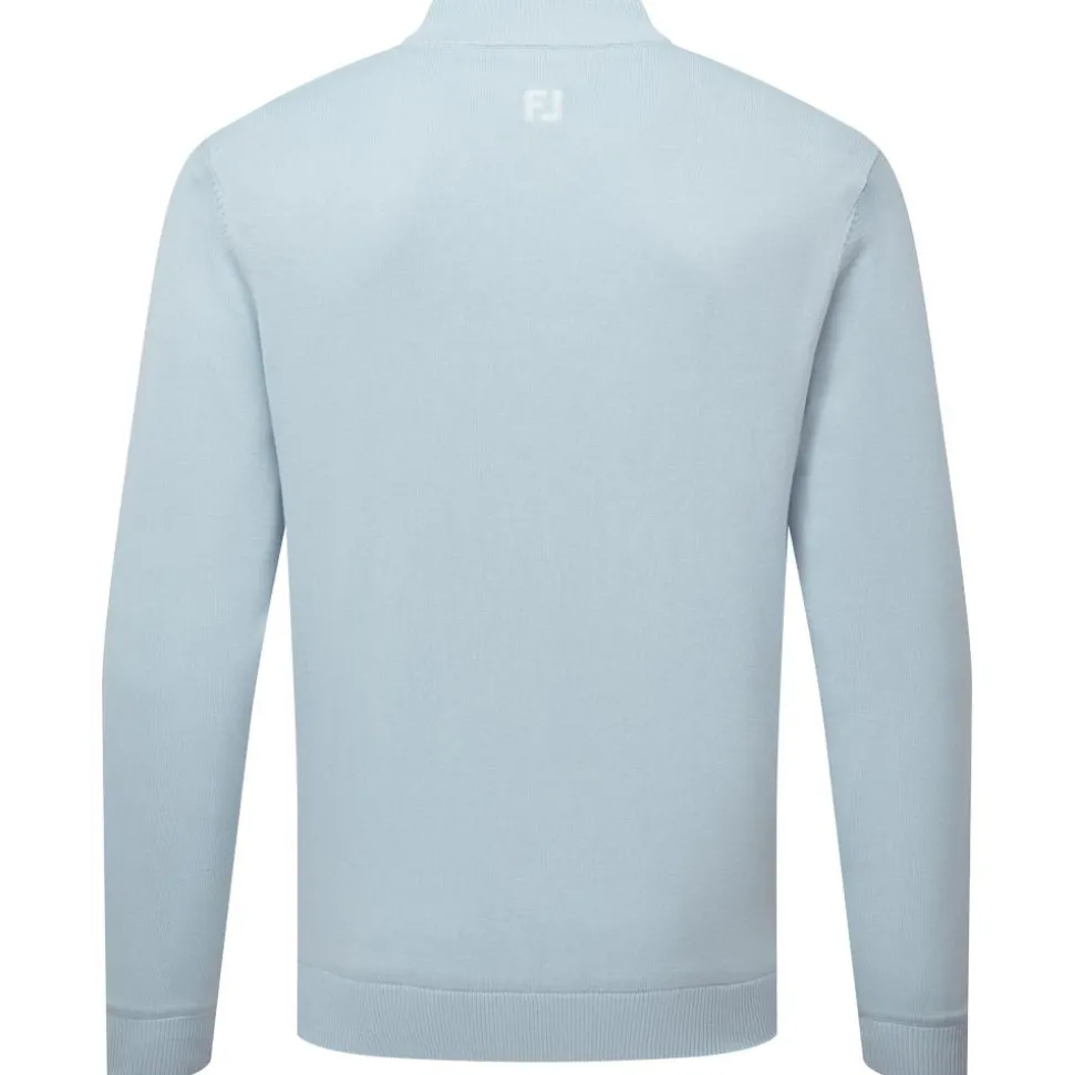 Veste Footjoy Drirelease Full Zip Lined Sweater Skyway