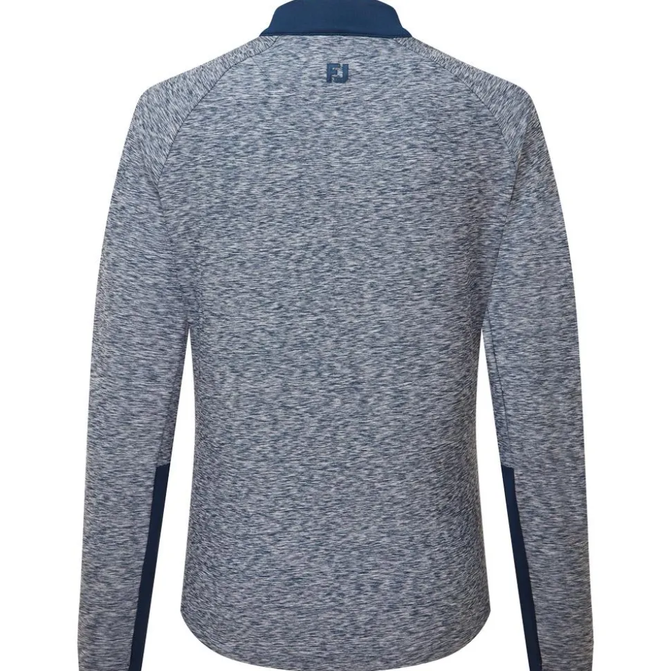 Veste Footjoy Full Zip Space Dye Thermal Midlayer Navy