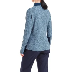 Veste Footjoy Full Zip Space Dye Thermal Midlayer Navy