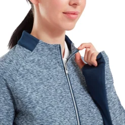 Veste Footjoy Full Zip Space Dye Thermal Midlayer Navy