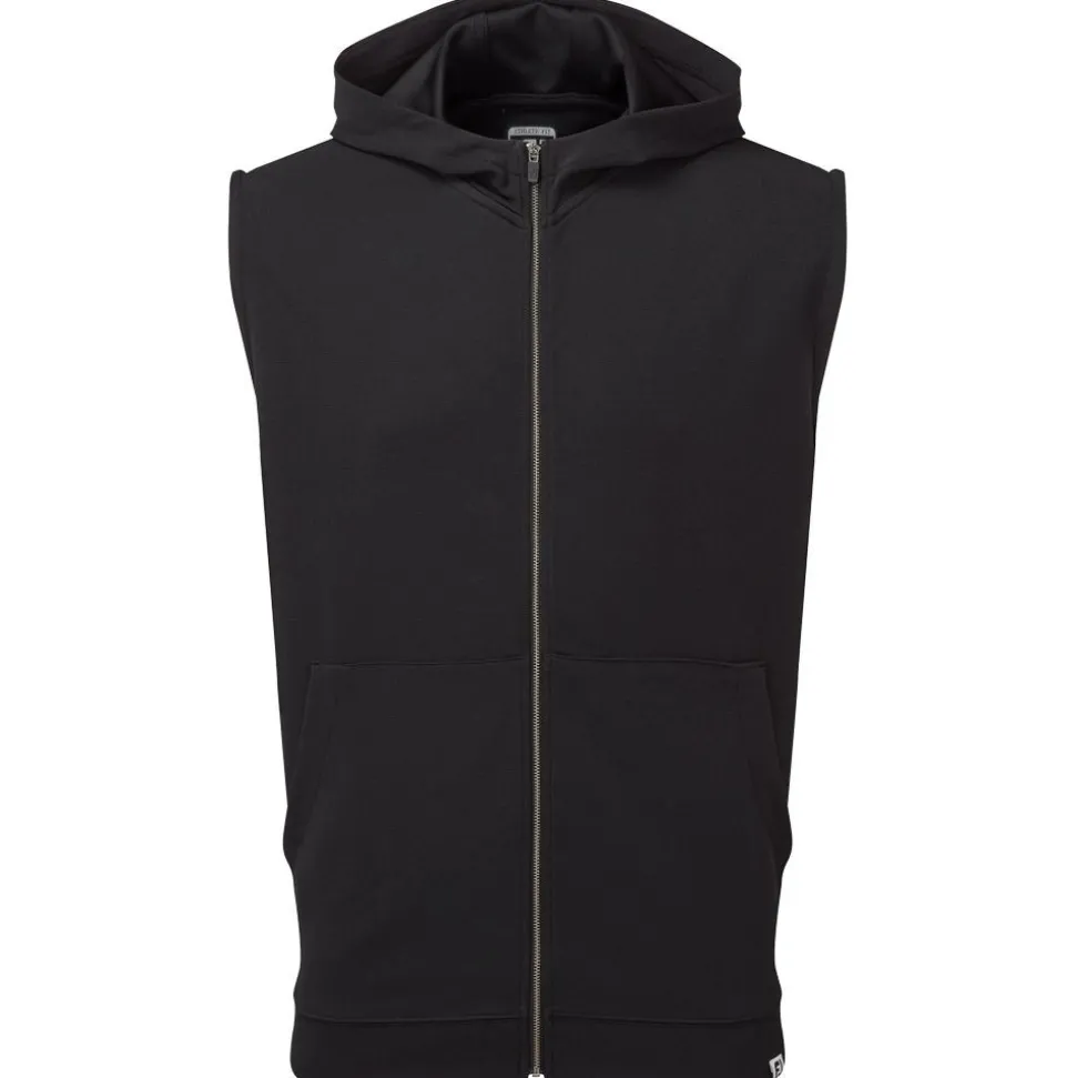 Veste Footjoy Full-Zip Hoodie Vest Black