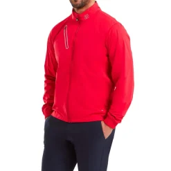 Veste pluie Footjoy Hydroknit Jacket Bright Red