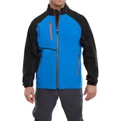 Veste pluie Footjoy Hydrotour Jacket Sapphire Black Orange