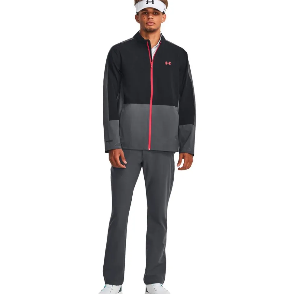 Veste pluie Under Armour Stormproof 3.0 Black Pitch Gray Beta