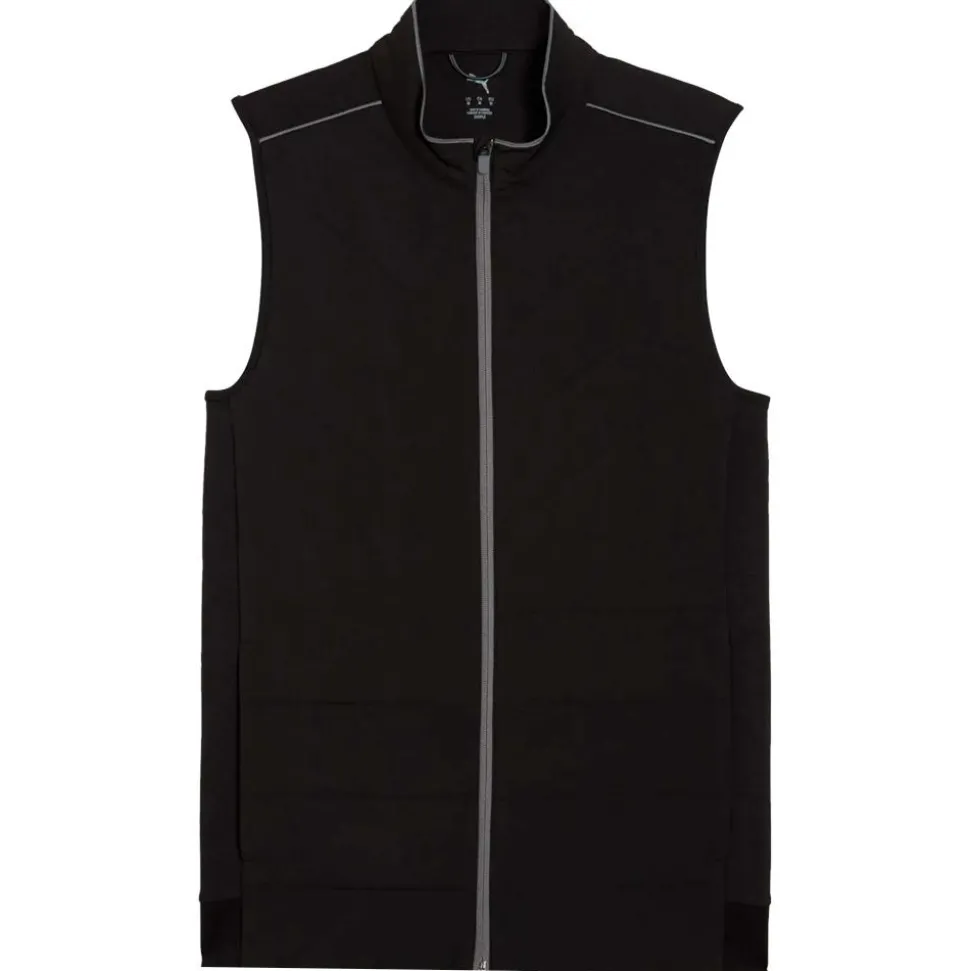 Veste Puma Golf Cloudspun Fleece Hybrid Vest Black